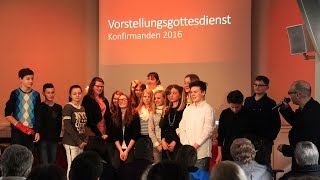 Vorstellungsgottesdienst der Konfirmanden 2016  5 gegen Konfis [upl. by Snyder]