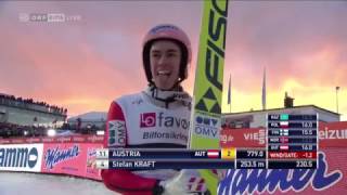 Skifliegen Vikersund 2017 NEUER WELTREKORD STEFAN KRAFT SPRUNG 2535 METER [upl. by Cr]