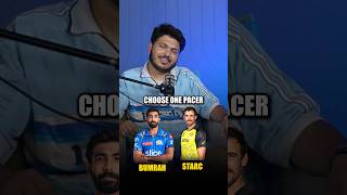 Choose One Pacer cricket bumrah malinga mitchellstarc [upl. by Ahael]