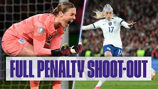 Full Penalty Shootout  England 11 Brazil 42 Penalties UEFA Womens Finalissima  England [upl. by Irrac854]