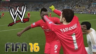 FIFA 16 Fails  With WWE Commentary 2 [upl. by Oiuqise]