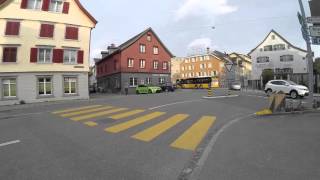 STREET VIEW Altstadt von Rheineck in SWITZERLAND [upl. by Gallager]