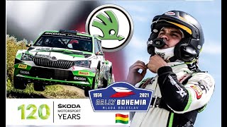 MARQUITO BULACIA EN EL RALLY BOHEMIA 2021  120 YEARS OF SKODA MOTORSPORTS [upl. by Evelinn]