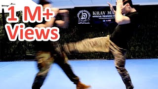 KRAV MAGA TRAINING • How to use Front Kicks in a real fight [upl. by Allare232]