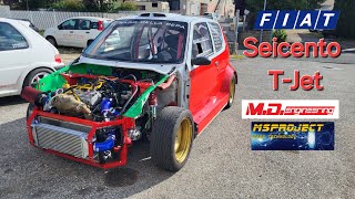 Fiat Seicento TJET  MD Engineering [upl. by Kehsihba591]