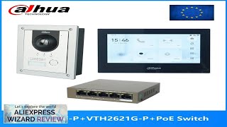 Dahua MultiLanguage IP Video Intercom KITVTO2201FP amp VTH2621GWP  VTH2621GP amp PoE Review [upl. by Aivekal]