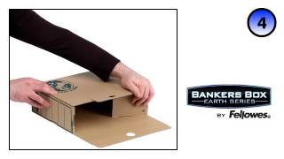 Bankers Box® Earth Series 100mm A4 Transfer File  Assembly Demo [upl. by Carol]