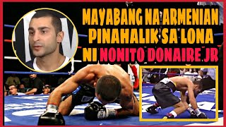 MAPAIT ANG SINAPIT KAY NONITO DONAIRE Jr  Pinatulog ang Mayabang ng Boxing Champ [upl. by Ecnerat]