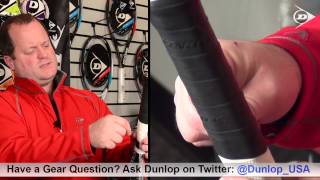 How To Add an Overgrip to Your Tennis Racquet by Dunlop Tennis [upl. by Virgilia118]