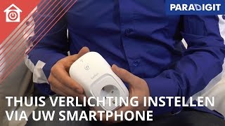 Verlichting met smartphone of tablet bedienen Zo moet het  Smart Home  Paradigit [upl. by Wier127]