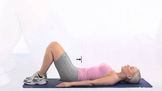 How to do a pelvic tilt lying down [upl. by Nicola387]