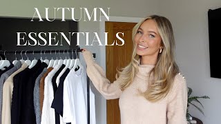 ULTIMATE AUTUMN CAPSULE WARDROBE 2023  essential wardrobe pieces [upl. by Tiduj]