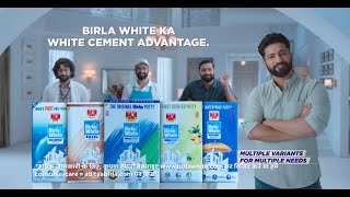 Birla White Wallcare Putty Putty Whitest Toh Deewarein brightest  Ft Vicky Kaushal [upl. by Lebama]