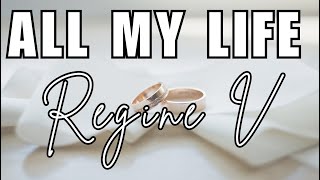 All my life  Regine Velasquez Lyrics Video Minus1 Karaoke CoversPH [upl. by Cerelia]