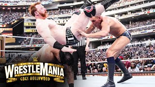 Gunther vs McIntyre vs Sheamus  Intercontinental Championship WrestleMania 39 Sunday Highlights [upl. by Adnilema]