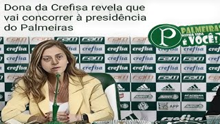 DONA DA CREFISA REVELA QUE VAI CONCORRER A PRESIDENCIA [upl. by Maguire]