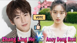 Zhang Ling He VS Ancy Deng Enxi Flourish In Time Comparison Biography Age Income Hobbies Facts [upl. by Naanac]