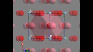 Model of tetragonal perovskite structure [upl. by Olson]