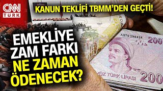 Tarih Belli Oldu Emekliler Ek Zam Farkını Ne Zaman Alacak Haber [upl. by Burnside]