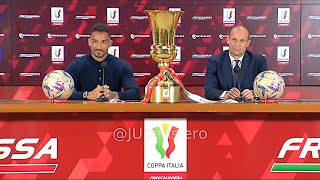 Conferenza stampa ALLEGRI DANILO pre AtalantaJuve Finale Coppa Italia quotLasceremo tutto in campoquot [upl. by Areid721]