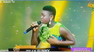 Shocking Tilly Funky showdown performance on Adom TV Nsoromma season 6 [upl. by Fritzsche569]