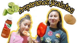 Recetita de cocina😋 jicaletas con chilito y limón ➡️fácil y rápido⬅️ [upl. by Rani801]