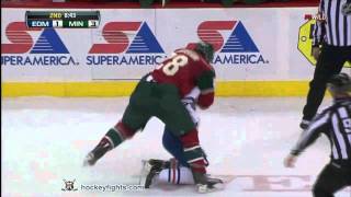 Darcy Hordichuk vs Matt Kassian Round 1 Dec 29 2011 [upl. by Eceirahs]