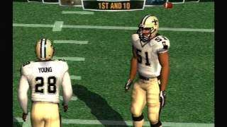 Lets Play Madden 10 ps2 Week 3 Saints  Bills [upl. by Forrer]