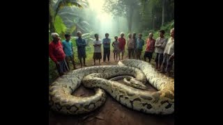 largest snake in the world caught on cameraReticulated Python Worlds Longest Snake [upl. by Zelig566]