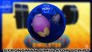 Strongman Simulator Script The Hunt Auto Checkpoint [upl. by Parshall]