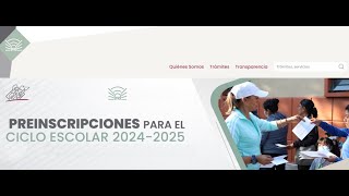 CÓMO HACER EL PROCESO DE PREINSCRIPCIÓN 2024 [upl. by Attenweiler]