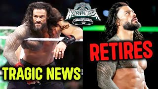 Roman Reigns Officially Retires After Losing To Cody Rhodes At WWE WrestleMania 40 Night 2 [upl. by Binni]