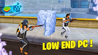 Free Fire LowEnd PC Gameplay😯 [upl. by Hopper]