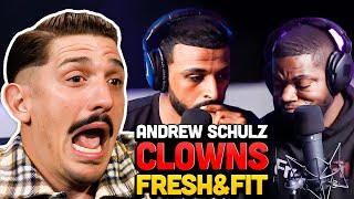 Andrew Schulz EMBARRASSED Fresh amp Fit w DJ Akademiks [upl. by Catrina]