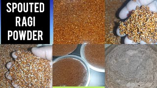 Sprouted Ragi Powder RecipeRecipe for babies [upl. by Durwood575]