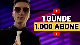 Sıfırdan 1000 Abone Kazanmak  Youtube Abone Artırma Yöntemleri youtube [upl. by Lytsyrk]