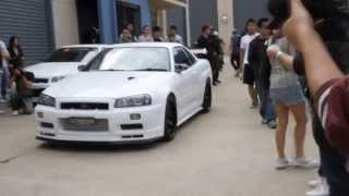 Nissan Skyline GTR r34 Turbo Sound 720p [upl. by Aziul]