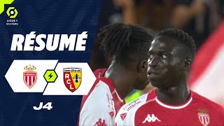 AS MONACO  RC LENS 3  0  Résumé  ASM  RCL  20232024 [upl. by Iroc]