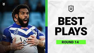 NRL 2022  Best Plays  Round 14 [upl. by Annerol]