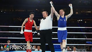 Kellie Harrington earns gold for Ireland with boxing victory over Chinas Yang  Paris Olympics [upl. by Nadine]