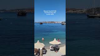 DAY TRIP COST TO BODRUM TURKEY FROM KOS ISLAND GREECE SUMMER VACATION [upl. by Orsino]