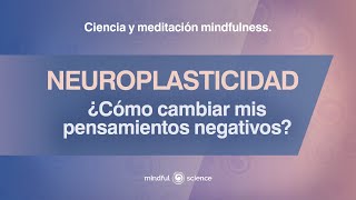 Neuroplasticidad Cerebral ¿Cómo Cambiar mis Pensamientos Negativos  Mindful Science [upl. by Aenej588]