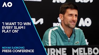 Novak Djokovic Press Conference  Australian Open 2024 PreEvent [upl. by Mclaughlin]