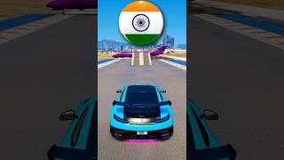 🔥😍Country Car jump Test gta5 india pakistan america china [upl. by Eleumas162]