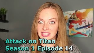 UNCUT Attack on Titan Season 1 Episode 14 Reaction🔥 [upl. by Barthold266]