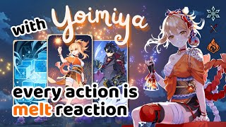 Melting opponent with Yoimiya fireworks  Genshin Impact TCG [upl. by Winer]