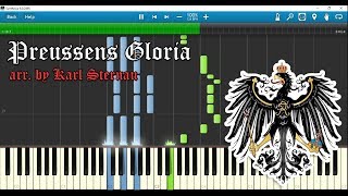 Preussens Gloria piano arr by Karl Sternau w sheet music [upl. by Issiah]