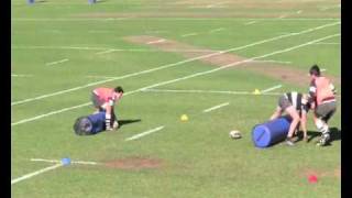 Rugby Coaching Drills  Continuous Cleanout Decision Making [upl. by Notnad83]