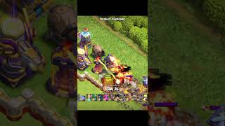 Coc 100 Trops Vs All Defence shorts shortsfeed coc game [upl. by Adore]