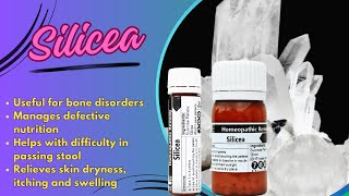 Silicea  Homeopathic Medicine  Uses Dosage amp Side Effects  Hindi Urdu [upl. by Ornie]